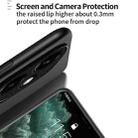 For Honor 400 Pro Global 160.8mm Classic Tilt Strip Grain Magnetic PC Hybrid TPU Phone Case(Black) - 3