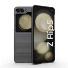 For Samsung Galaxy Z Flip5 5G Magic Shield Fold PC Shockproof Phone Case(Dark Grey) - 1