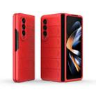 For Samsung Galaxy Z Fold4 5G Magic Shield Fold PC Shockproof Phone Case(Red) - 1