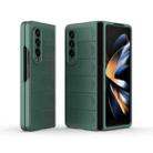 For Samsung Galaxy Z Fold4 5G Magic Shield Fold PC Shockproof Phone Case(Dark Green) - 1