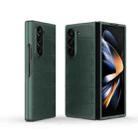 For Samsung Galaxy Z Fold6 Magic Shield Fold PC Shockproof Phone Case(Dark Green) - 1