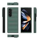 For Samsung Galaxy Z Fold6 Magic Shield Fold PC Shockproof Phone Case(Dark Green) - 3