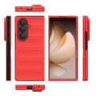 For Samsung Galaxy Z Fold7 5G Magic Shield Fold PC Shockproof Phone Case(Red) - 3