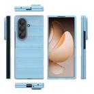For Samsung Galaxy Z Fold7 5G Magic Shield Fold PC Shockproof Phone Case(Light Blue) - 3