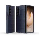 For Samsung Galaxy Z Fold7 5G Magic Shield Fold PC Shockproof Phone Case(Dark Blue) - 1