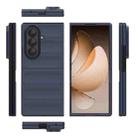For Samsung Galaxy Z Fold7 5G Magic Shield Fold PC Shockproof Phone Case(Dark Blue) - 3