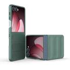 For Samsung Galaxy Z Flip7 5G Magic Shield Fold PC Shockproof Phone Case(Dark Green) - 1
