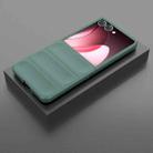 For Samsung Galaxy Z Flip7 5G Magic Shield Fold PC Shockproof Phone Case(Dark Green) - 2