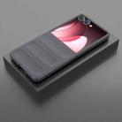 For Samsung Galaxy Z Flip7 5G Magic Shield Fold PC Shockproof Phone Case(Dark Grey) - 2