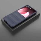 For Samsung Galaxy Z Flip7 5G Magic Shield Fold PC Shockproof Phone Case(Dark Blue) - 2