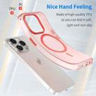 For iPhone 14 Pro MagSafe Frosted Translucent TPU + PC Full Coverage Phone Case(Red) - 3
