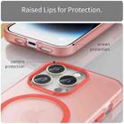 For iPhone 14 Pro MagSafe Frosted Translucent TPU + PC Full Coverage Phone Case(Red) - 5