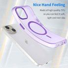 For iPhone 16 Plus MagSafe Frosted Translucent TPU + PC Full Coverage Phone Case(Dark Purple) - 3