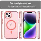 For iPhone 16 Plus MagSafe Frosted Translucent TPU + PC Full Coverage Phone Case(Red) - 2