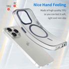 For iPhone 16 Pro MagSafe Frosted Translucent TPU + PC Full Coverage Phone Case(Dark Blue) - 3