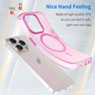 For iPhone 16 Pro MagSafe Frosted Translucent TPU + PC Full Coverage Phone Case(Pink) - 3