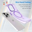 For iPhone 16 Pro Max MagSafe Frosted Translucent TPU + PC Full Coverage Phone Case(Dark Purple) - 3