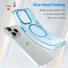 For iPhone 16 Pro Max MagSafe Frosted Translucent TPU + PC Full Coverage Phone Case(Blue) - 3