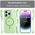 For iPhone 16 Pro Max MagSafe Frosted Translucent TPU + PC Full Coverage Phone Case(Green) - 2