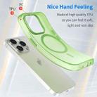 For iPhone 16 Pro Max MagSafe Frosted Translucent TPU + PC Full Coverage Phone Case(Green) - 3