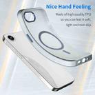 For iPhone SE 2024 MagSafe Frosted Translucent TPU + PC Full Coverage Phone Case(Dark Blue) - 3