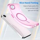 For iPhone SE 2024 MagSafe Frosted Translucent TPU + PC Full Coverage Phone Case(Pink) - 3