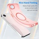 For iPhone SE 2024 MagSafe Frosted Translucent TPU + PC Full Coverage Phone Case(Red) - 3