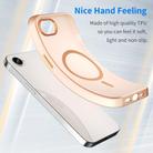 For iPhone SE 2024 MagSafe Frosted Translucent TPU + PC Full Coverage Phone Case(Orange) - 3