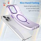 For iPhone 15 Pro Max MagSafe Frosted Translucent TPU + PC Full Coverage Phone Case(Dark Purple) - 3