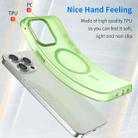 For iPhone 15 Pro Max MagSafe Frosted Translucent TPU + PC Full Coverage Phone Case(Green) - 3