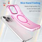 For iPhone 15 Pro Max MagSafe Frosted Translucent TPU + PC Full Coverage Phone Case(Pink) - 3