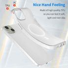 For iPhone 15 Plus MagSafe Frosted Translucent TPU + PC Full Coverage Phone Case(White) - 3