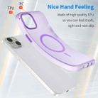 For iPhone 15 Plus MagSafe Frosted Translucent TPU + PC Full Coverage Phone Case(Dark Purple) - 3