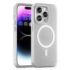 For iPhone 14 Pro Max MagSafe Frosted Translucent TPU + PC Full Coverage Phone Case(White) - 1