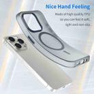 For iPhone 14 Pro Max MagSafe Frosted Translucent TPU + PC Full Coverage Phone Case(Dark Blue) - 3