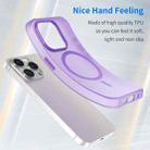 For iPhone 14 Pro Max MagSafe Frosted Translucent TPU + PC Full Coverage Phone Case(Dark Purple) - 3