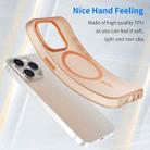 For iPhone 14 Pro Max MagSafe Frosted Translucent TPU + PC Full Coverage Phone Case(Orange) - 3