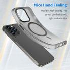 For iPhone 13 Pro Max MagSafe Frosted Translucent TPU + PC Full Coverage Phone Case(Black) - 3