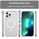For iPhone 13 Pro Max MagSafe Frosted Translucent TPU + PC Full Coverage Phone Case(White) - 2