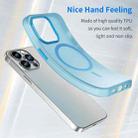 For iPhone 13 Pro Max MagSafe Frosted Translucent TPU + PC Full Coverage Phone Case(Blue) - 3