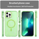 For iPhone 13 Pro Max MagSafe Frosted Translucent TPU + PC Full Coverage Phone Case(Green) - 2