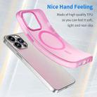 For iPhone 13 Pro Max MagSafe Frosted Translucent TPU + PC Full Coverage Phone Case(Pink) - 3