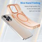 For iPhone 13 Pro Max MagSafe Frosted Translucent TPU + PC Full Coverage Phone Case(Orange) - 3