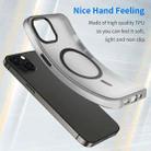 For iPhone 13 MagSafe Frosted Translucent TPU + PC Full Coverage Phone Case(Black) - 3