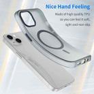 For iPhone 13 MagSafe Frosted Translucent TPU + PC Full Coverage Phone Case(Dark Blue) - 3