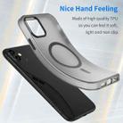 For iPhone 12 MagSafe Frosted Translucent TPU + PC Full Coverage Phone Case(Black) - 3