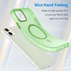 For iPhone 12 MagSafe Frosted Translucent TPU + PC Full Coverage Phone Case(Green) - 3