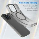 For iPhone 12 Pro Max MagSafe Frosted Translucent TPU + PC Full Coverage Phone Case(Black) - 3