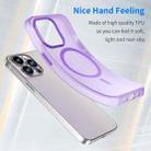 For iPhone 12 Pro Max MagSafe Frosted Translucent TPU + PC Full Coverage Phone Case(Dark Purple) - 3