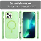 For iPhone 12 Pro Max MagSafe Frosted Translucent TPU + PC Full Coverage Phone Case(Green) - 2